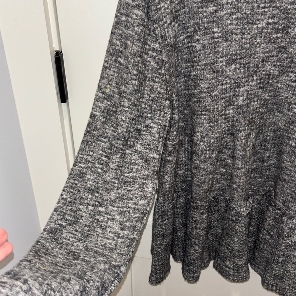 Anthropologie Gray Knit Tunic - Picture 2 of 6